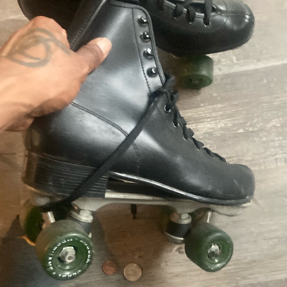 Vintage Black Roller Skates